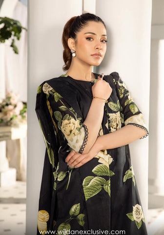 Elaheh Un-Stitched Printed Lawn'25 by M.Basics D-07