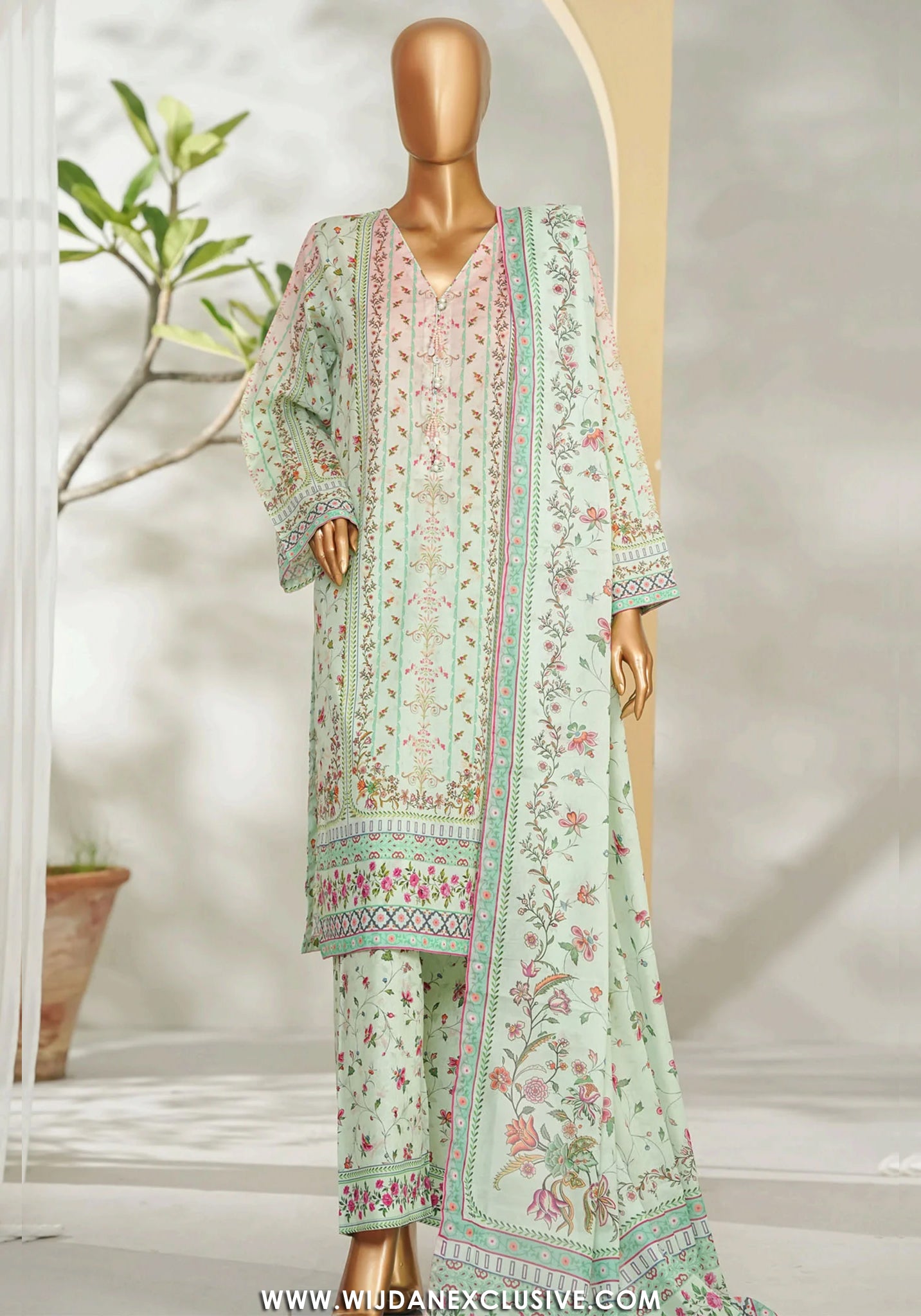 Bin Saeed Stitched Exclusive Printed Lawn Vol-III Collection - 2026 BS26PL-07