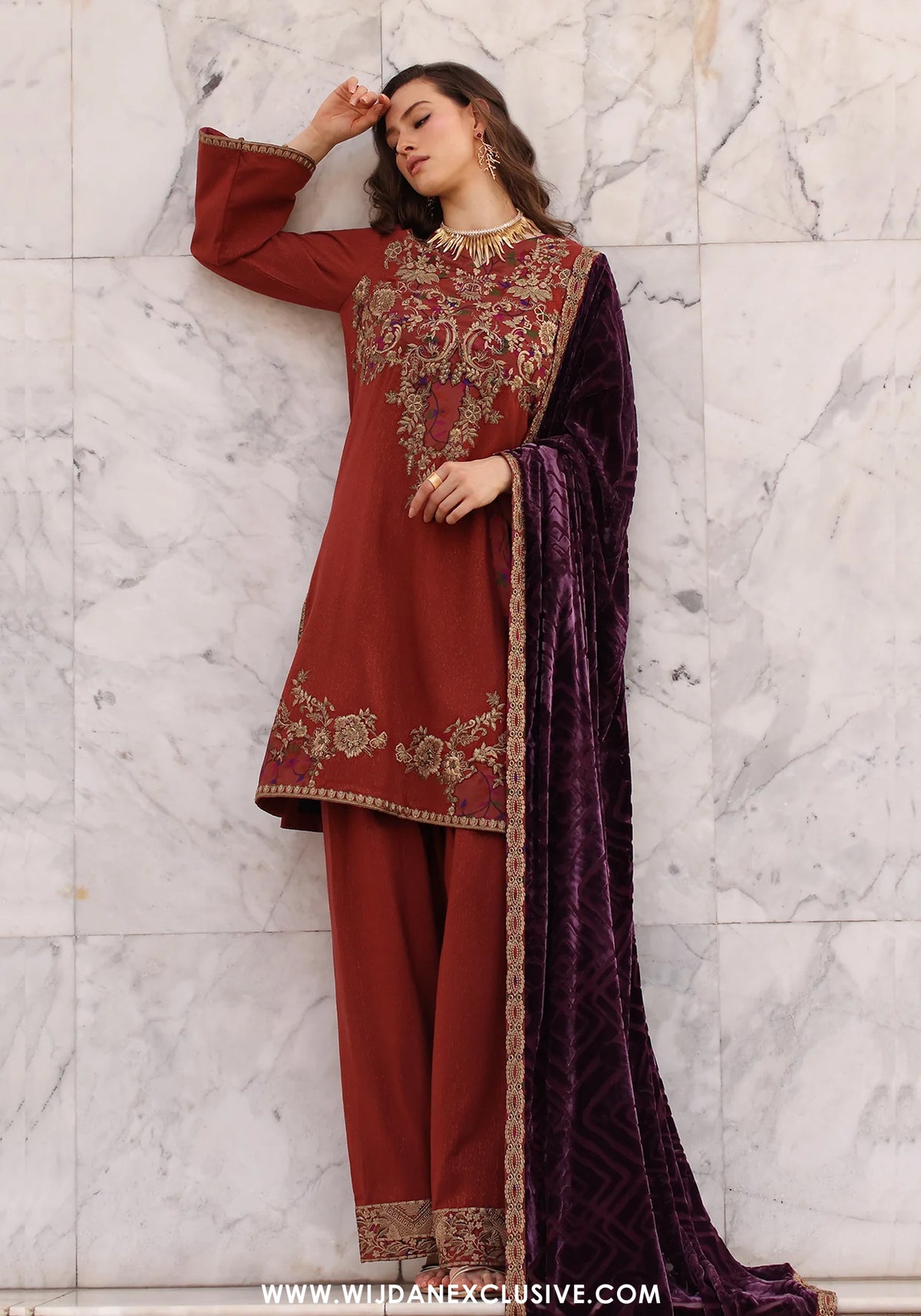 Poshima by Charizma | Unstitched Embroidered Leather Vol-III Collection - 2025 PSW5-22