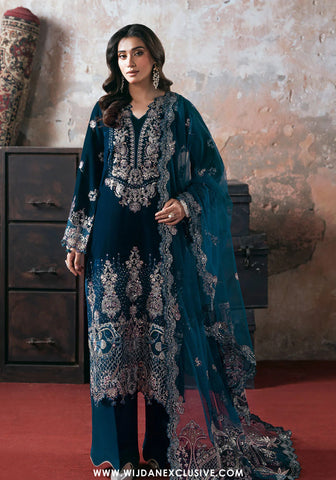Ramsha Unstitched Luxury Velvet Embroidered Collection Vol - 07 (D-07)