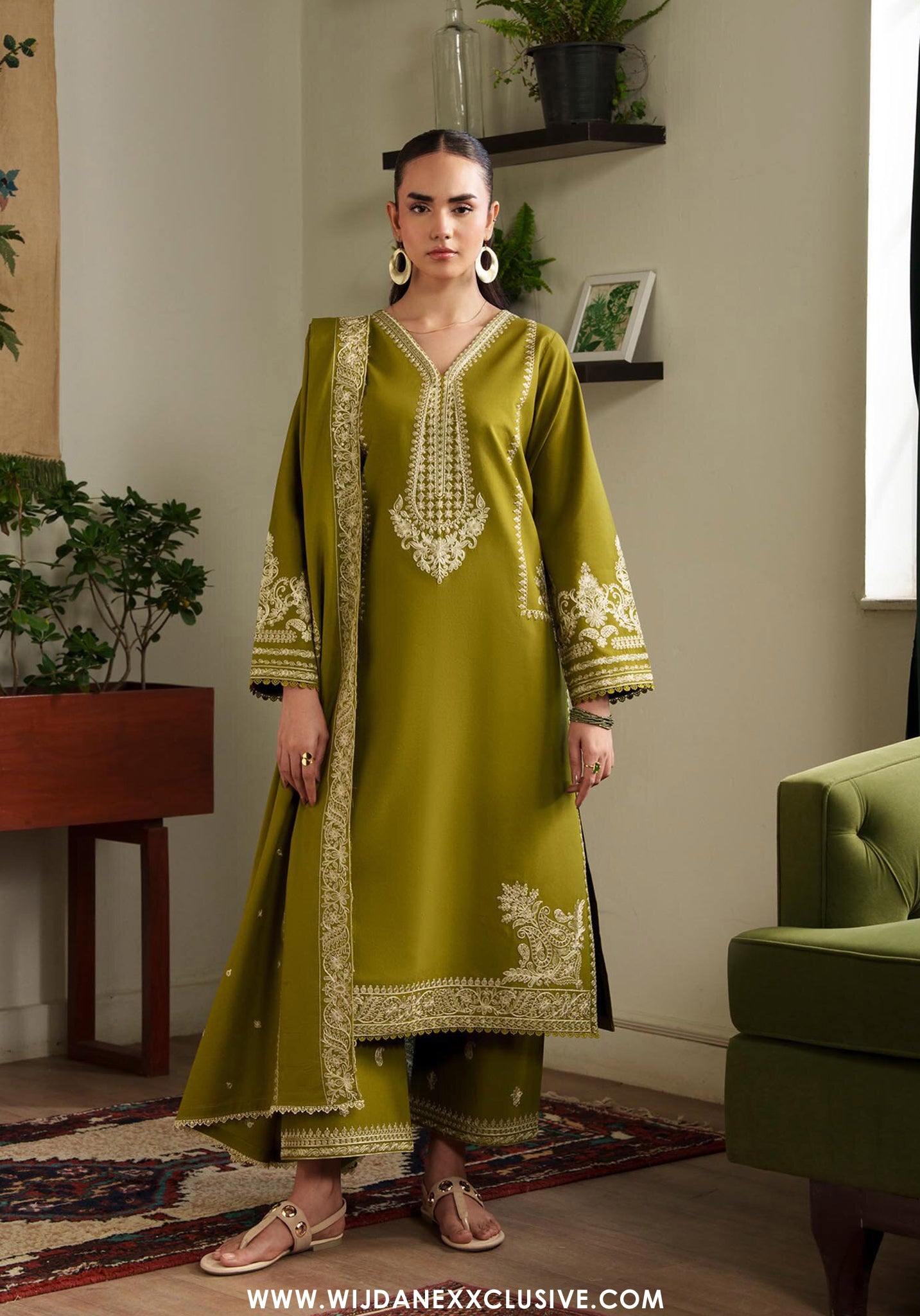 RajBari Stitched Eid Pret Exclusive Embroidered 3PC Collection - 2026 (ZIMAL)