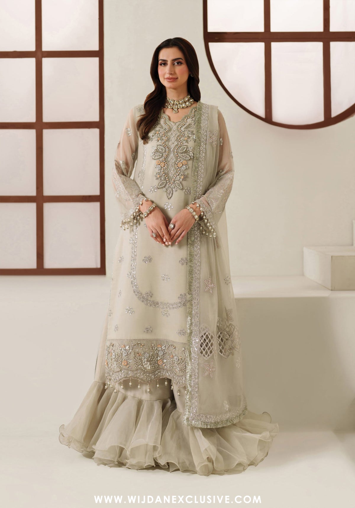 Alizeh Reena Handmade Unstitched Luxury Chiffon Collection - 2025 (NASHMIA)