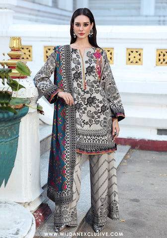 Combination by Charizma | Unstitched Embroidered Linen Vol-II Winter - 2025 CCW6-19