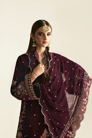 Zarposh by Emaan Adeel | Unstitched Velvet Collection - 2025 (KANWAL)