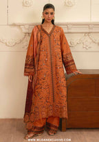 Elsa by Marjjan | Unstitched Embroidered Lawn Collection - 2026 ( 212-A)