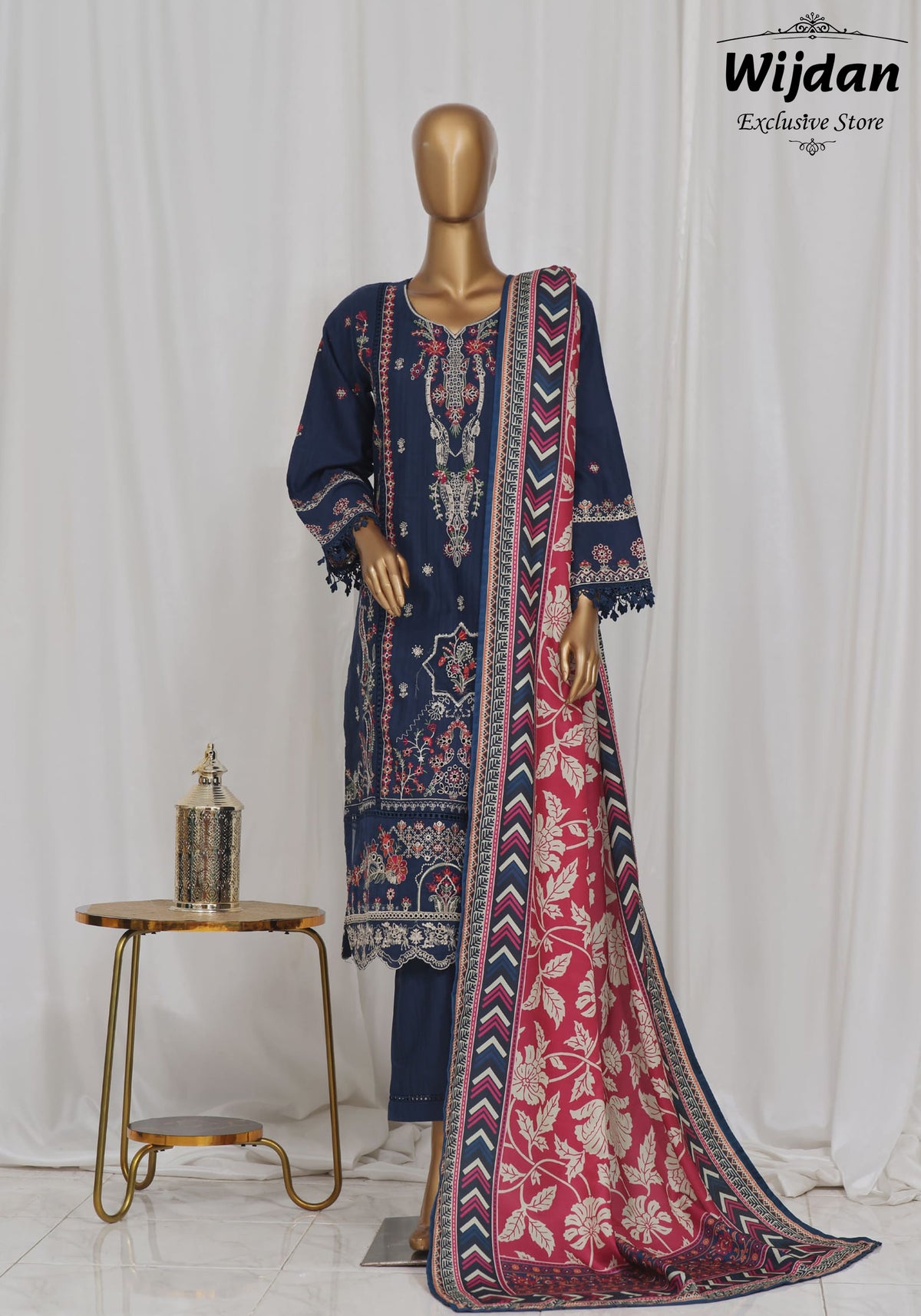 Sadabahar Luxury Embroidered Khaddar Collection'24 Vol-01 D-07