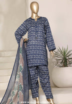 Sadabahar Stitched Printed With Shalwar Collection - 2026 (D-07)