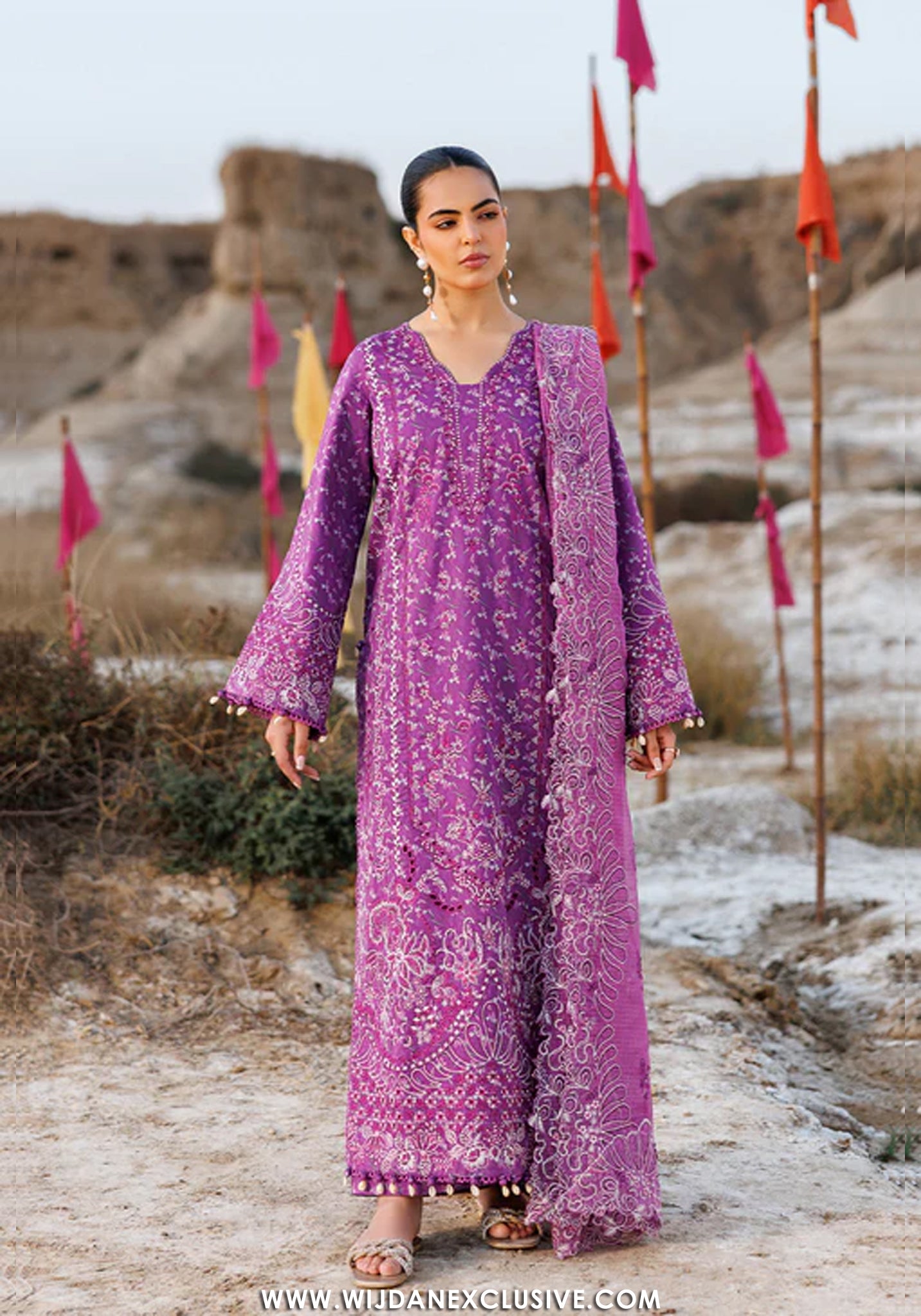 Sunlit Groove by Emaan Adeel | Unstitched Luxury Lawn Collection - 2026 (FLORAL FRENZY)