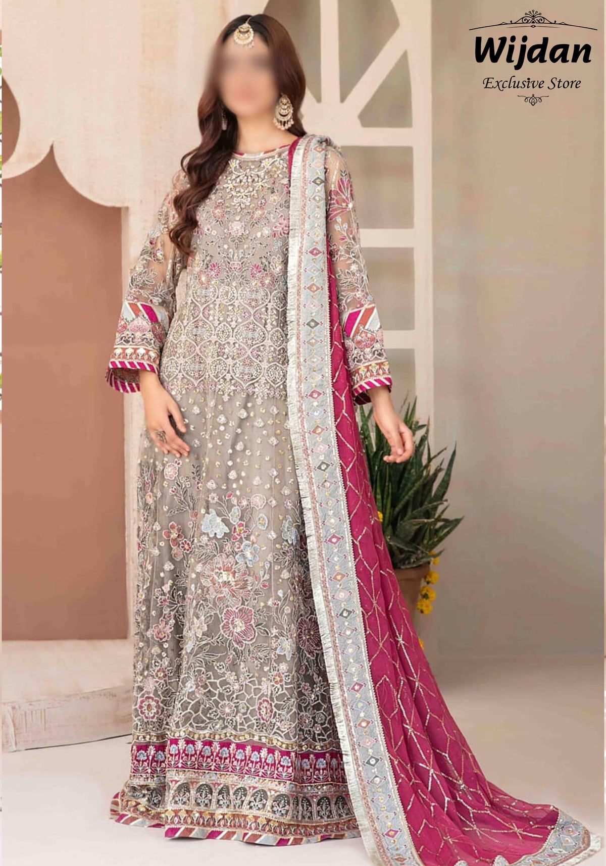 Fenella Embroidered Fancy Collection’24 by Tawakkal D-07