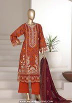Sadabahar Signature Stitched Embroidered Lawn Vol-IV Collection - 2026 (D-07)