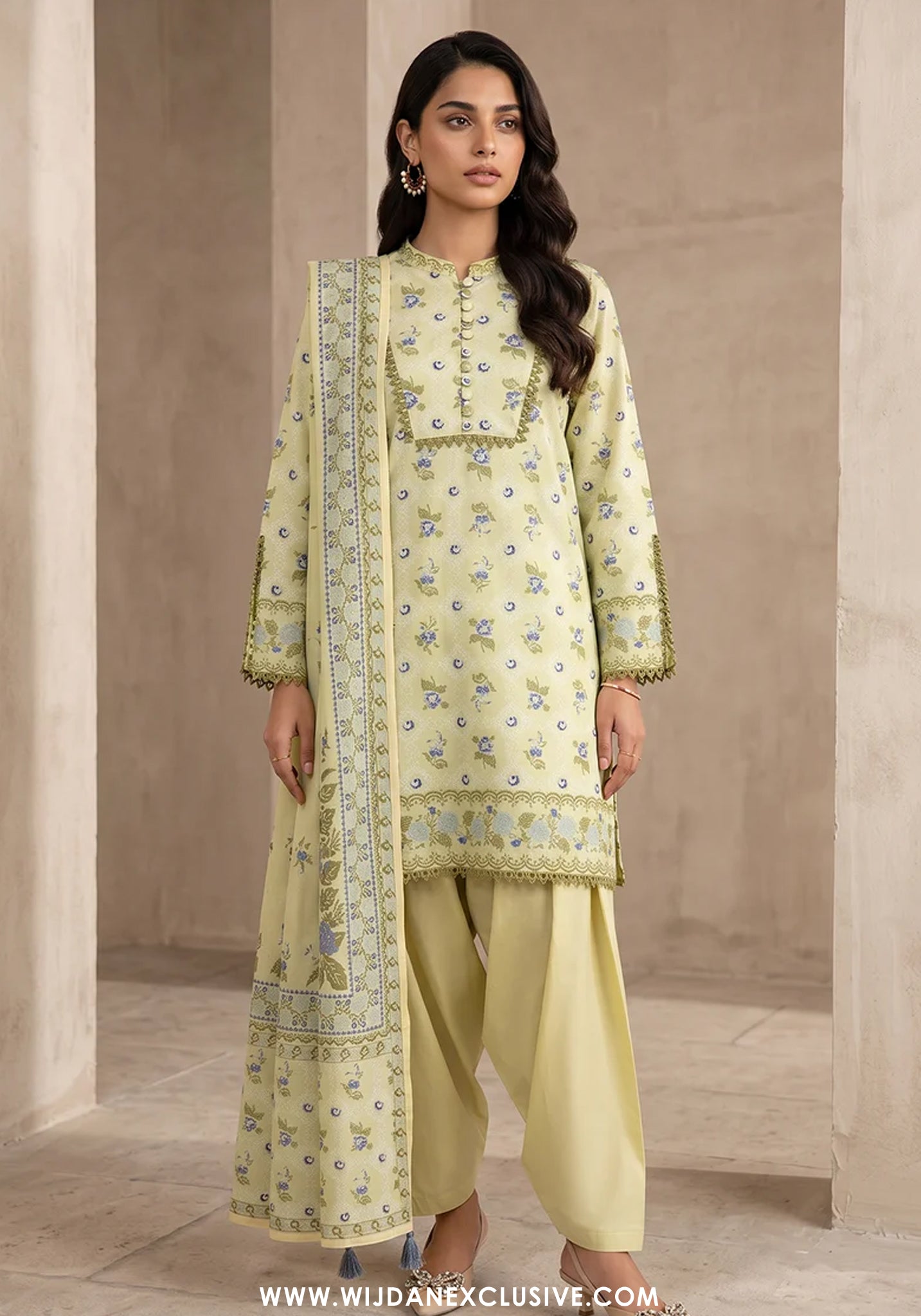 Zellbury Unstitched 3pc Digital Printed Lawn Collection - 2026 (WUS-8070)