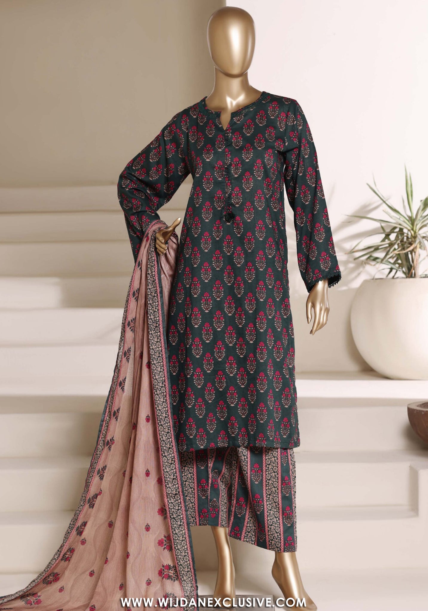 Sadabahar Stitched Printed Lawn Vol-06 Collection - 2026 (D-07)