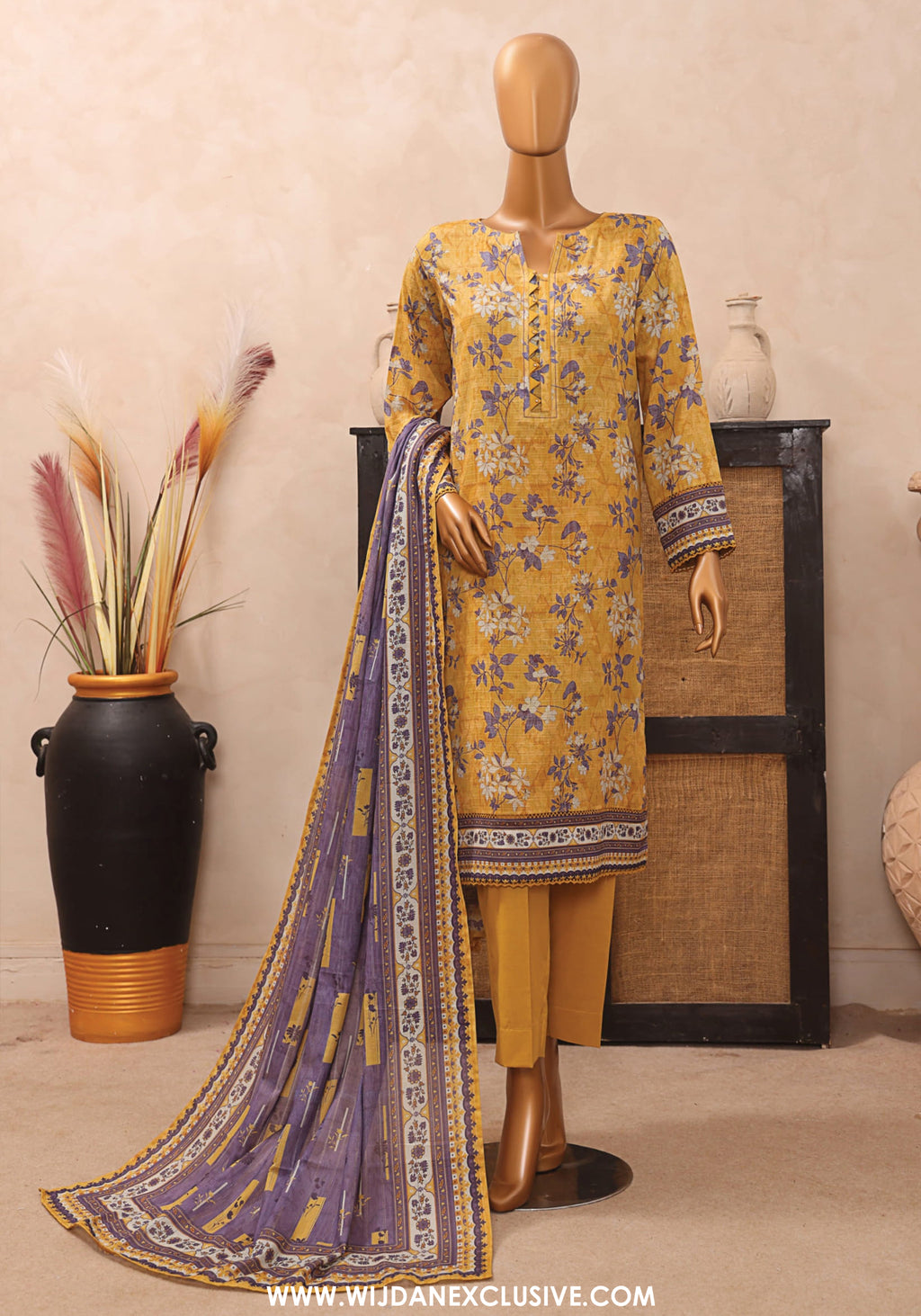 HZ Vital Prints Unstitched Lawn Vol-II Collection VP-8-B