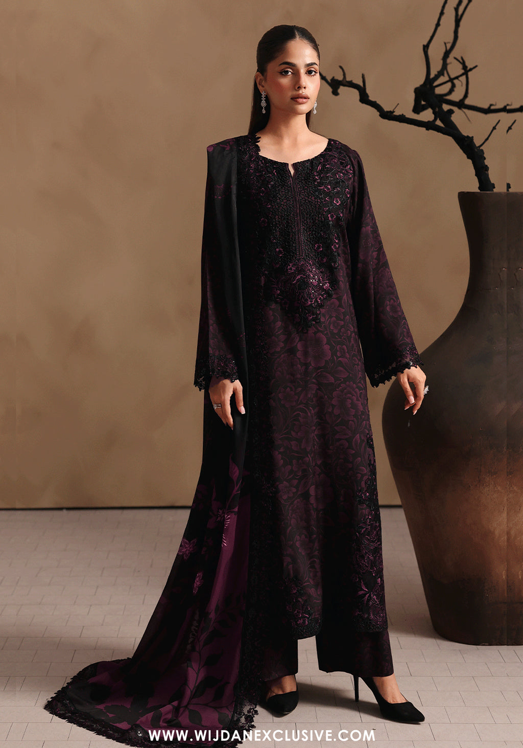 Naqsh by Ramsha | Unstitched Emb & Print Vol-02 Rawsilk'26 (RS-202)