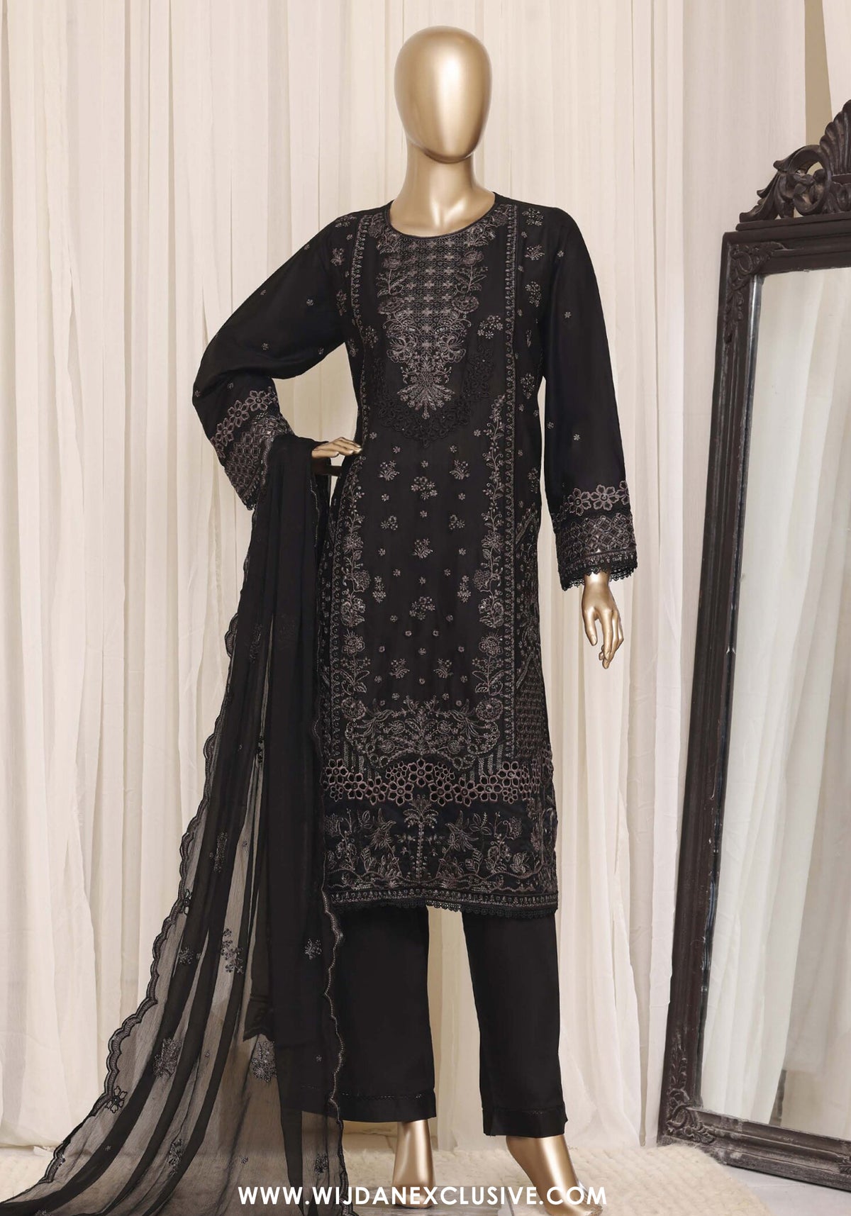Sadabahar Stitched Luxury Embroidered Festive Vol-08 Collection - 2026 (D-07)