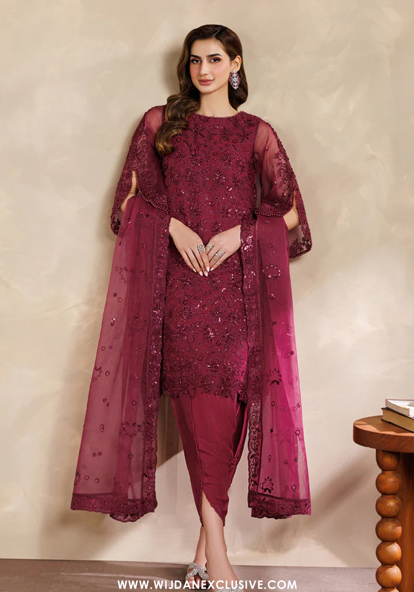 Zayrah by Zarif | Unstitched Formal Collection - 2026 (ZYR-SURKH-01)