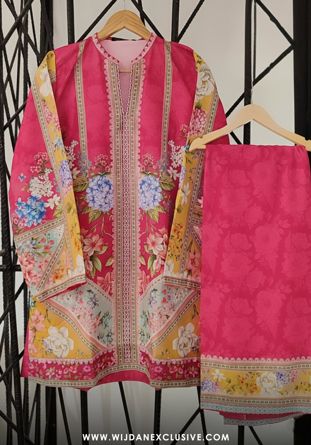 Amna Khadija Fayon RTW Digital Printed Silk 2PC Co-Ords Pret - 2025 D-07