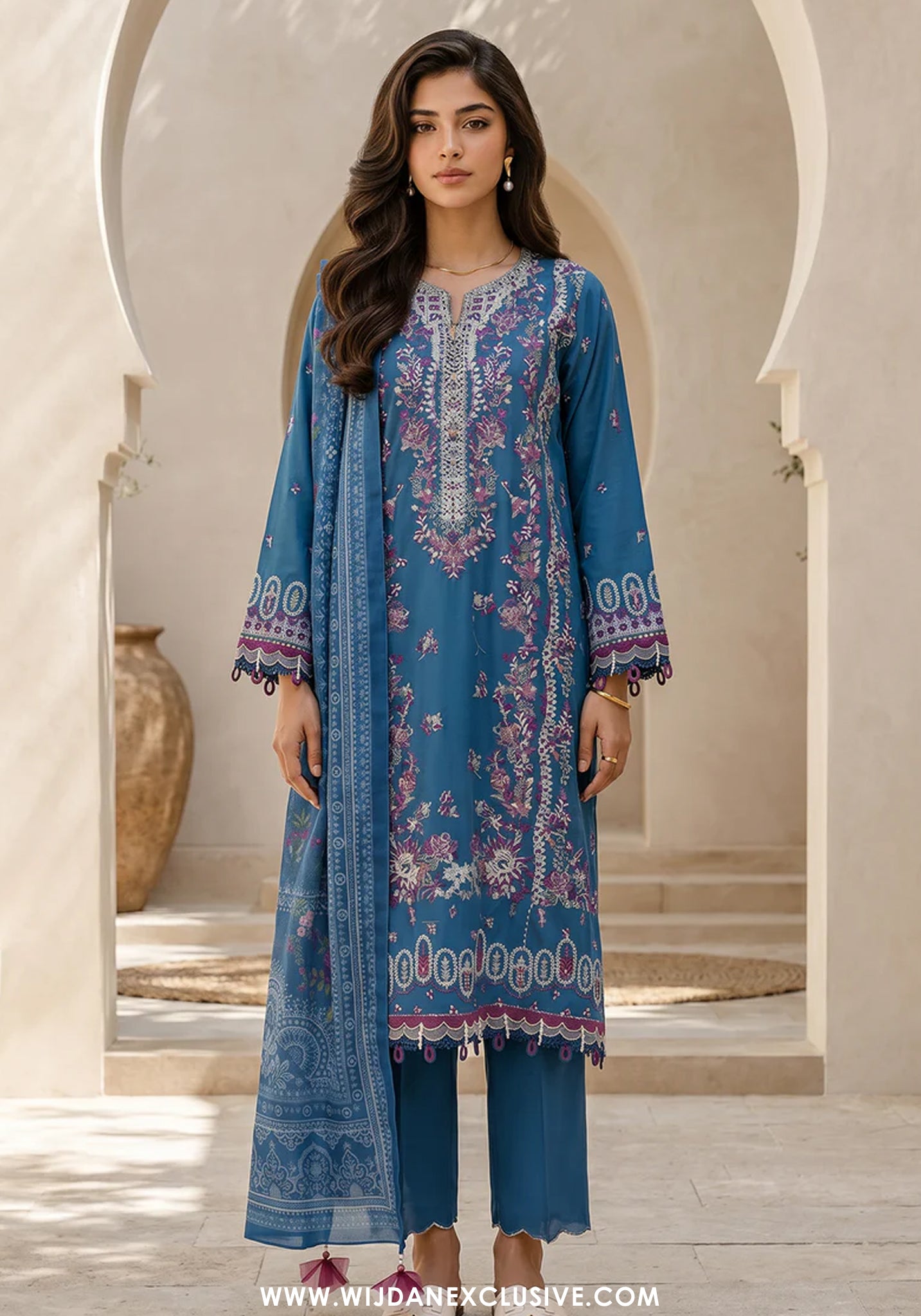 Zellbury Unstitched Signature Jacquard Embroidered Collection - 2026 (WUS-0719)