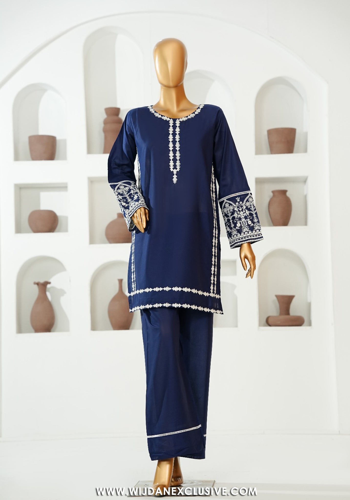 Aaramé Stitched 2PC Co-ords Cotton Embroidered Collection - 2026 (D-07)