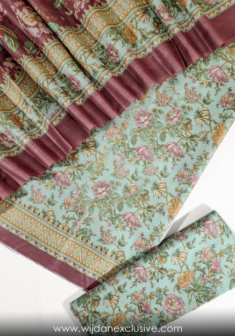 Bin Saeed Printed Lawn Collection'25 Vol-05 D-07