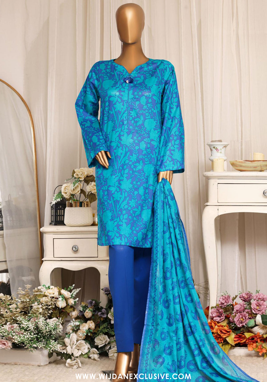 Daily Wear by HZ Textile | Stitched Printed Lawn Collection - 2026 (D-07)