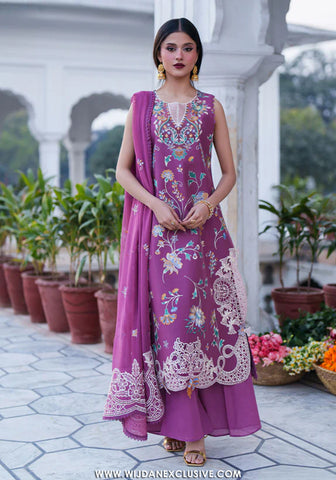 Gul by Mahnur | Unstitched Embroidered Lawn Collection - 2026 G-007