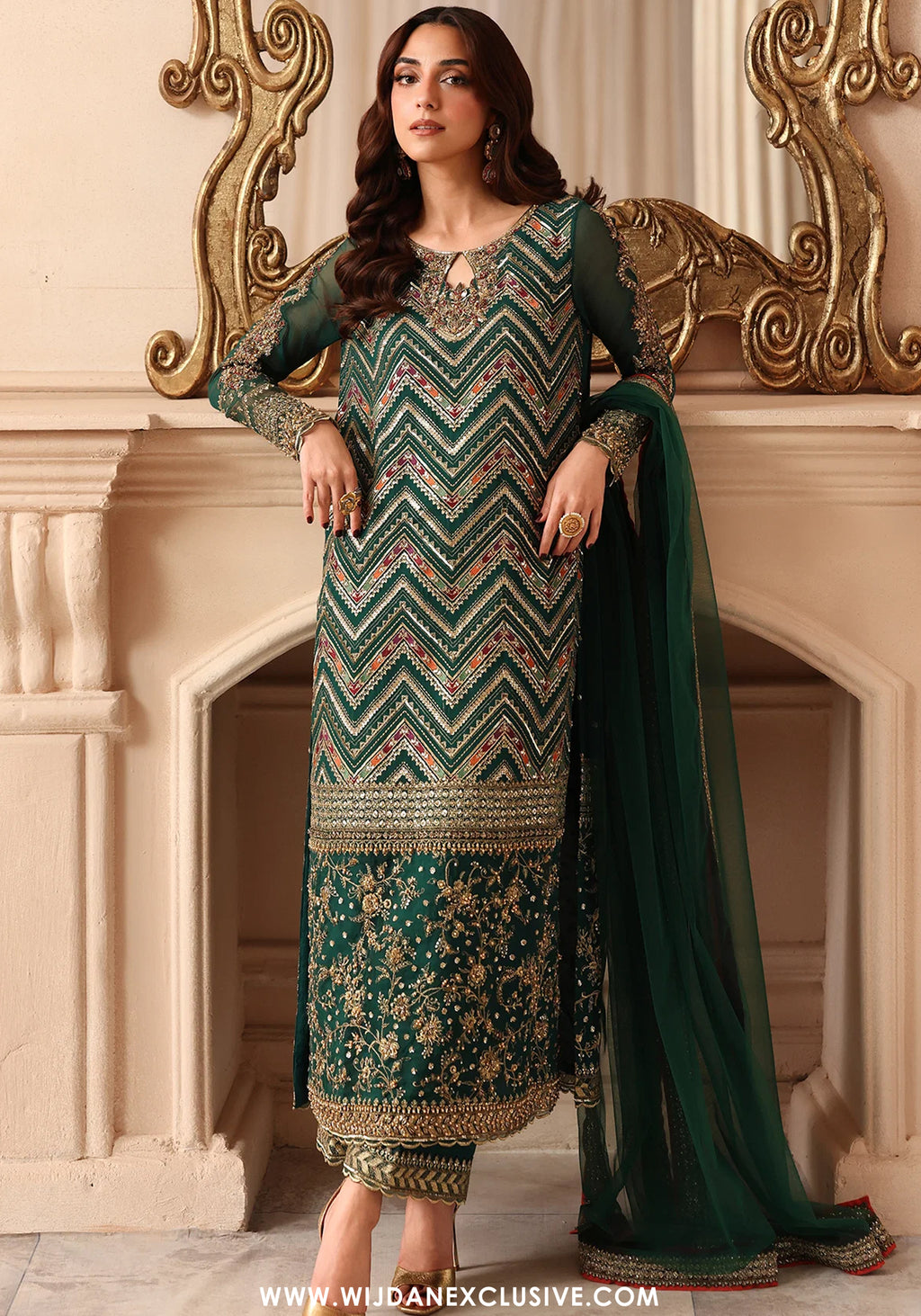 Dastan e Jashan by Charizma | Unstitched Luxury Formal Chiffon Vol-01 Collection - 2026 (DJW6-07)