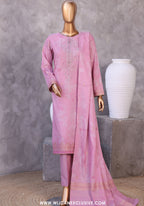 HZ Valencia Jacquard Embroidered Unstitched Lawn Collection - 2026 (VJE-7110)