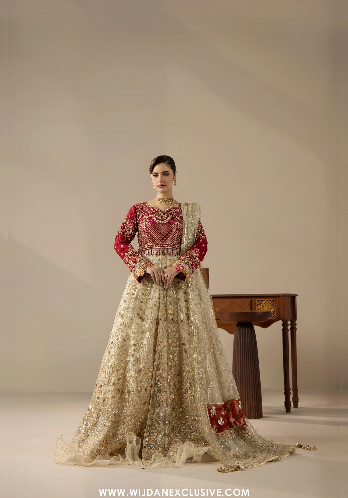 Areesha Unstitched Festive Formal Vol-23 Collection - 2026 (Regal Ivory Couture)
