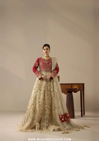 Areesha Unstitched Festive Formal Vol-23 Collection - 2026 (Regal Ivory Couture)