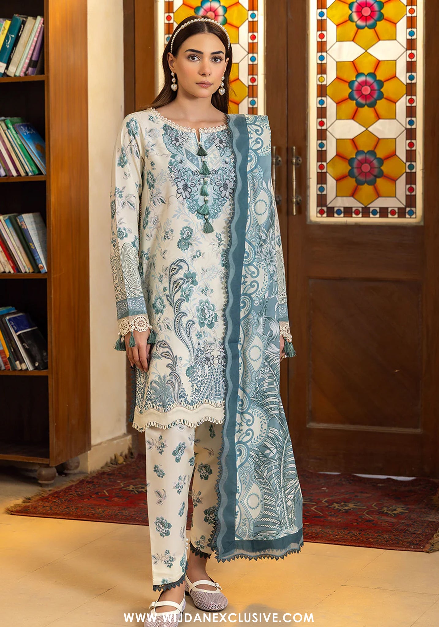 Lumea by Jade | Unstitched Printed Lawn Collection - 2026 (D-07)