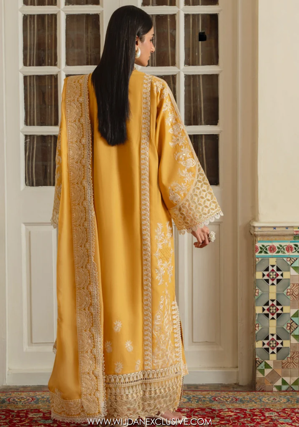 Izel by Marjjan | Unstitched Karandi Embroidered Collection - 2026 (MSK-04-A)