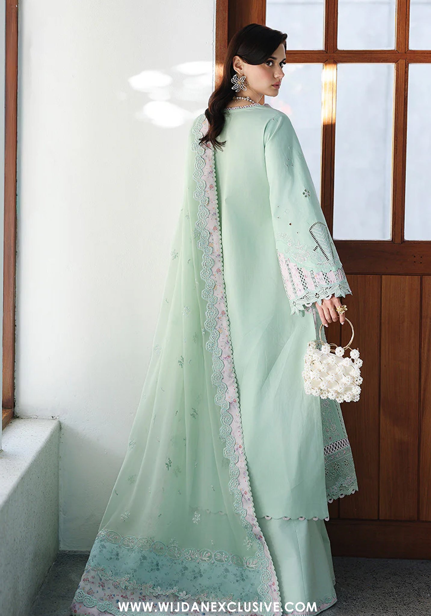 Qalamkar Unstitched Lawn Chikankari Eid Edit'26 (SEREN)