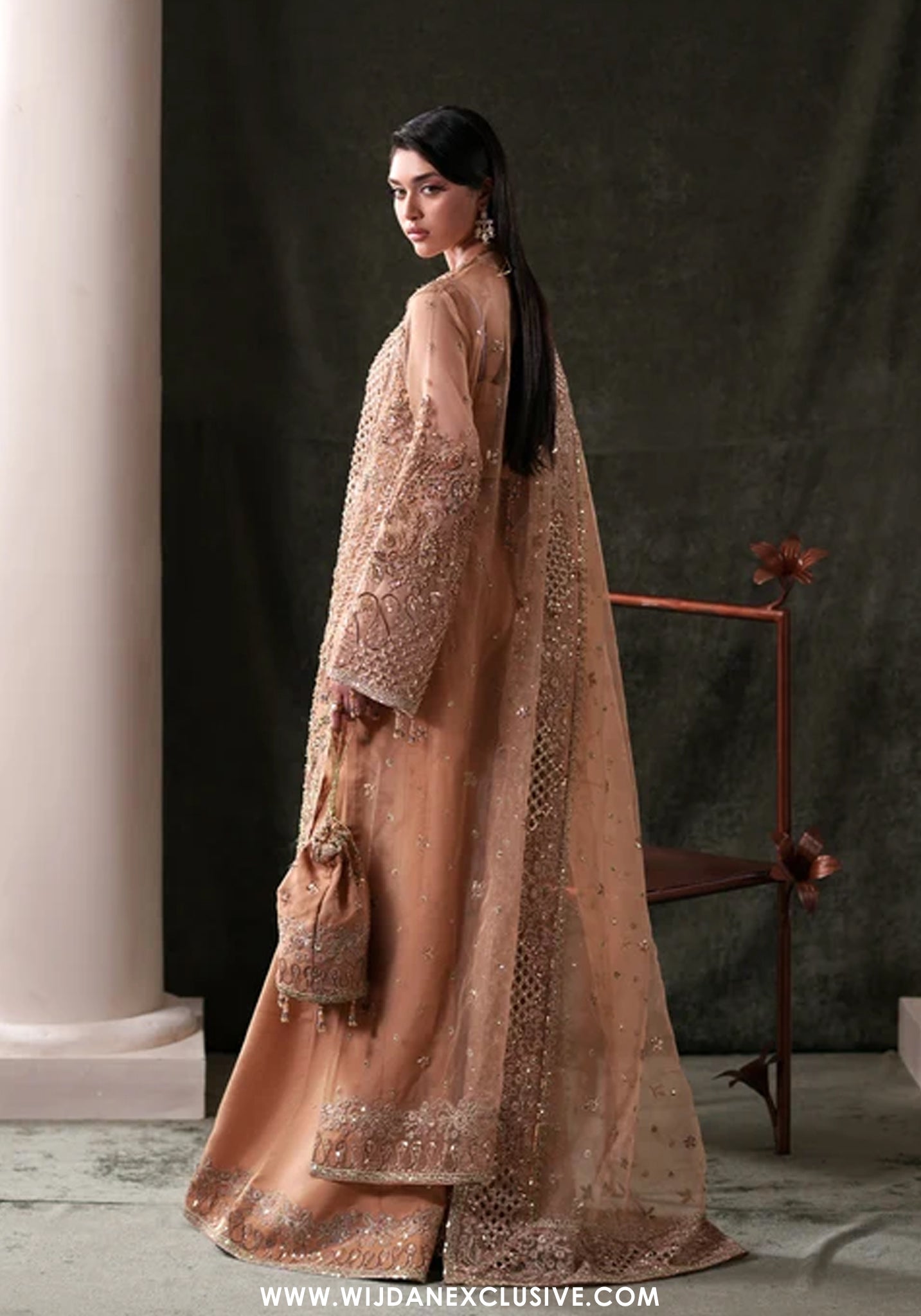Starlit Jewels by Emaan Adeel | Unstitched Embroidered Festive Formal Collection - 2026 (HESSONITE)