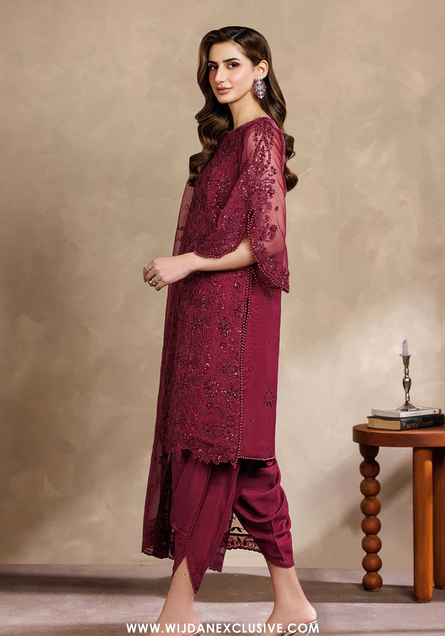 Zayrah by Zarif | Unstitched Formal Collection - 2026 (ZYR-SURKH-01)