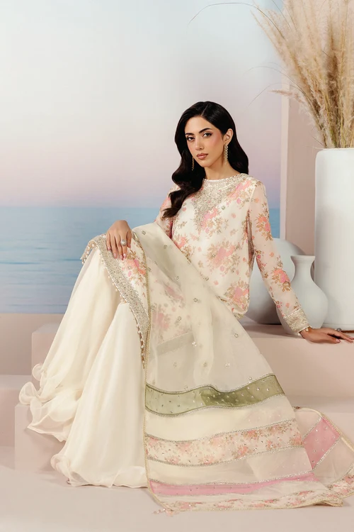 Roselle by Zarif | Unstitched Embroidered Formal Collection - 2026 (FABLE)
