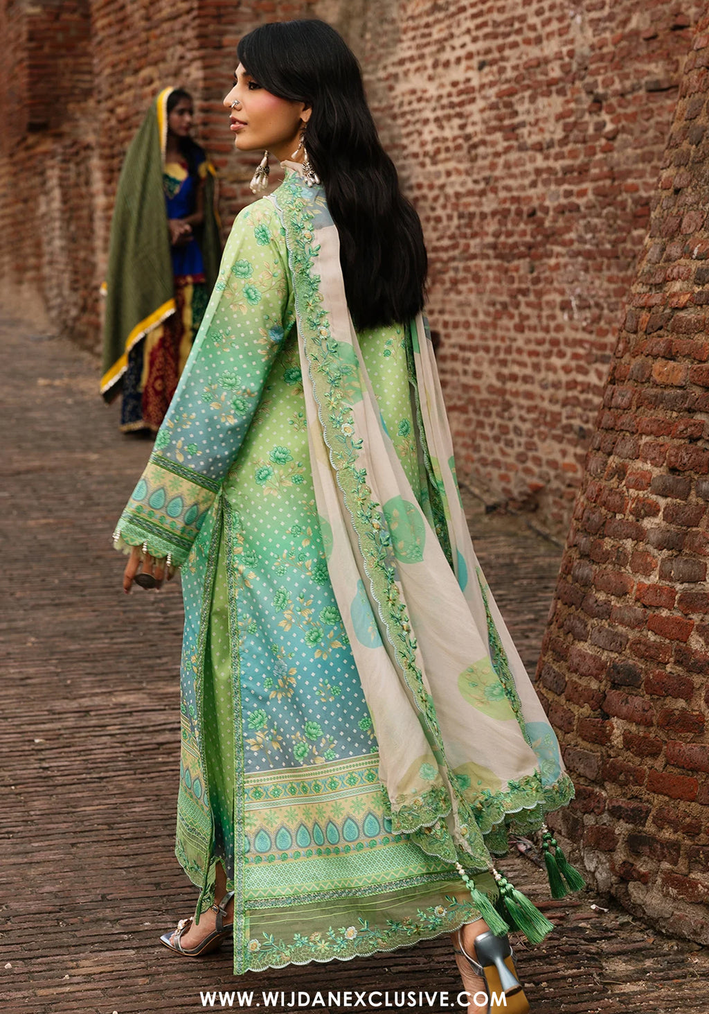 Charizma Chunri Unstitched Embroidered Lawn Vol-01 Collection - 2026 (CHN6-07)