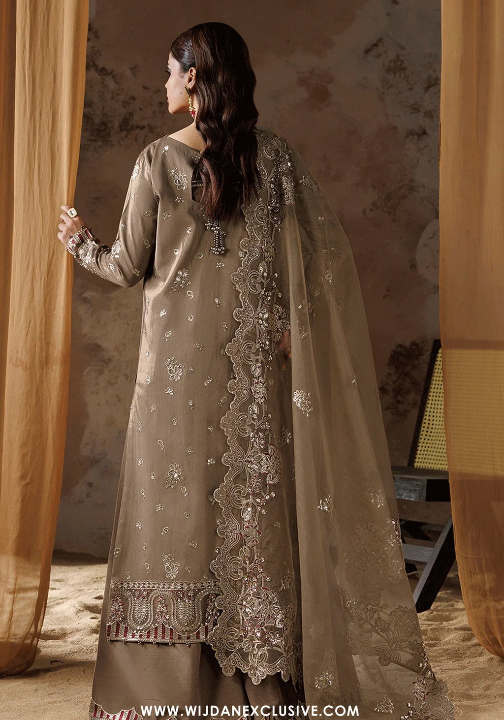 Shehnai by Ramsha | Unstitched Luxury Formal Raw Silk Collection'26 (SS-207)