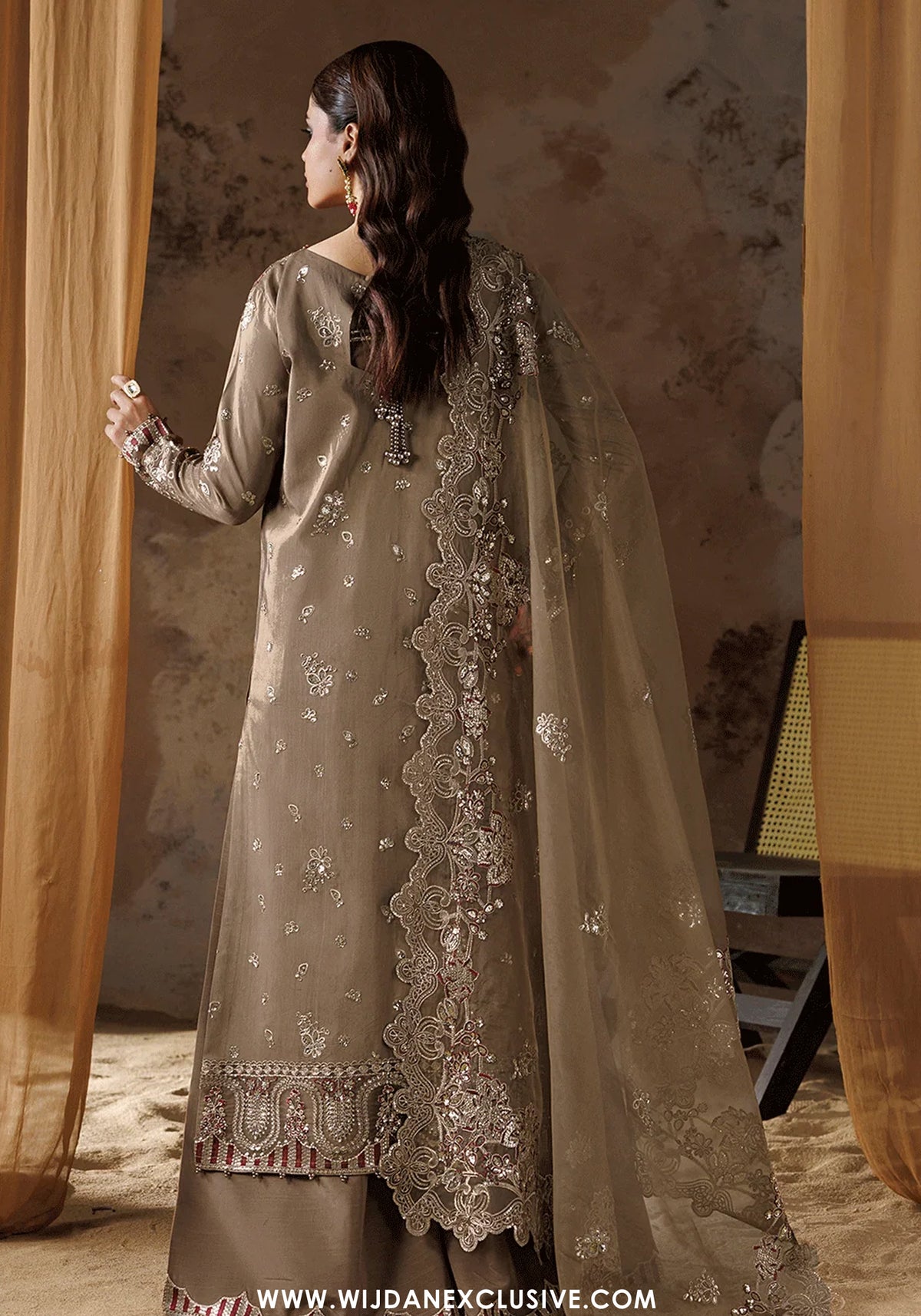 Shehnai by Ramsha | Unstitched Luxury Formal Raw Silk Collection'26 (SS-207)
