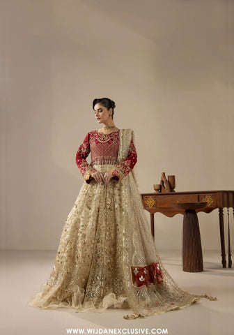 Areesha Unstitched Festive Formal Vol-23 Collection - 2026 (Regal Ivory Couture)