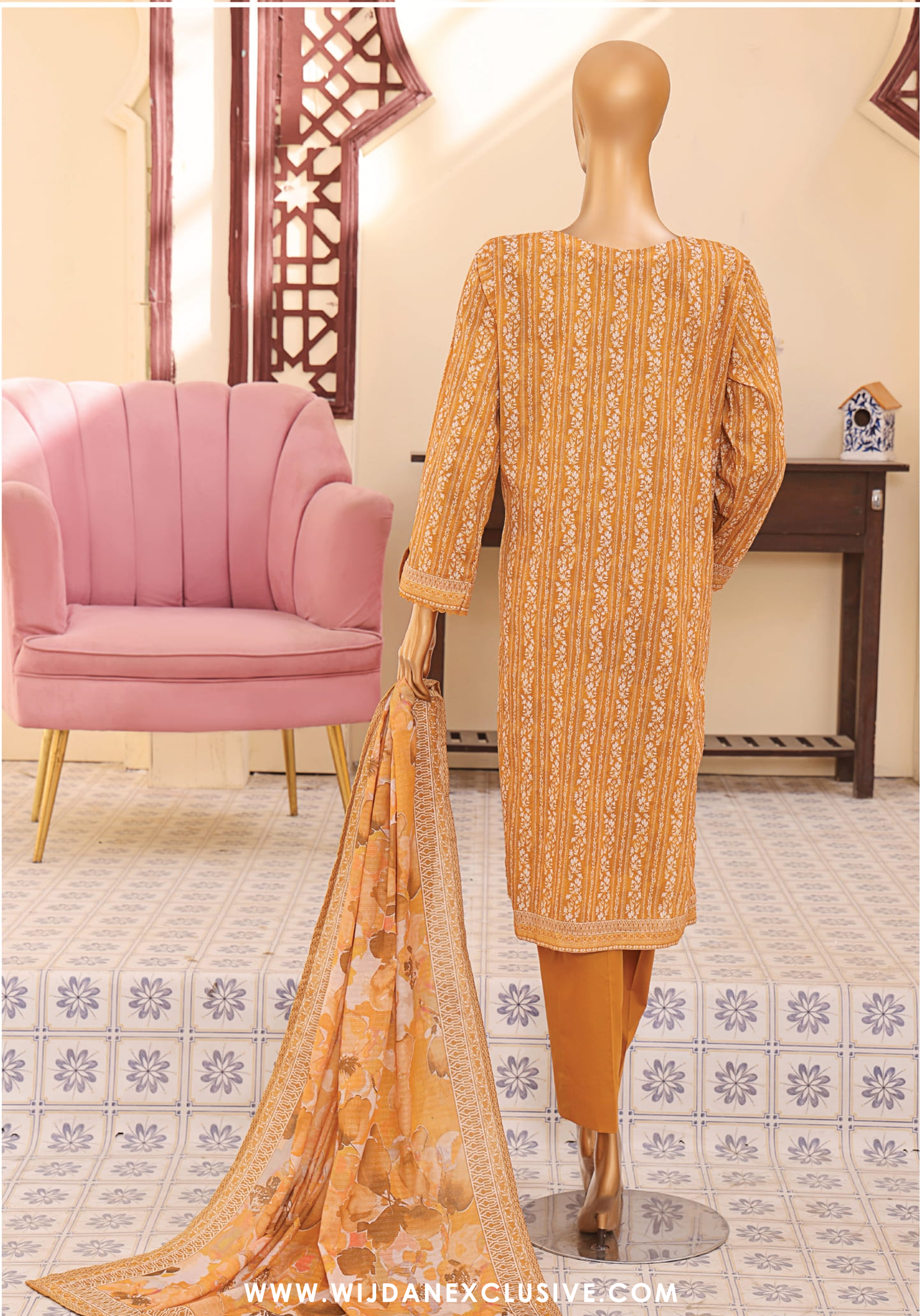 Mehak Embroidered Printed Lawn Vol-02 Collection'25 by HZ Textile MEC-505