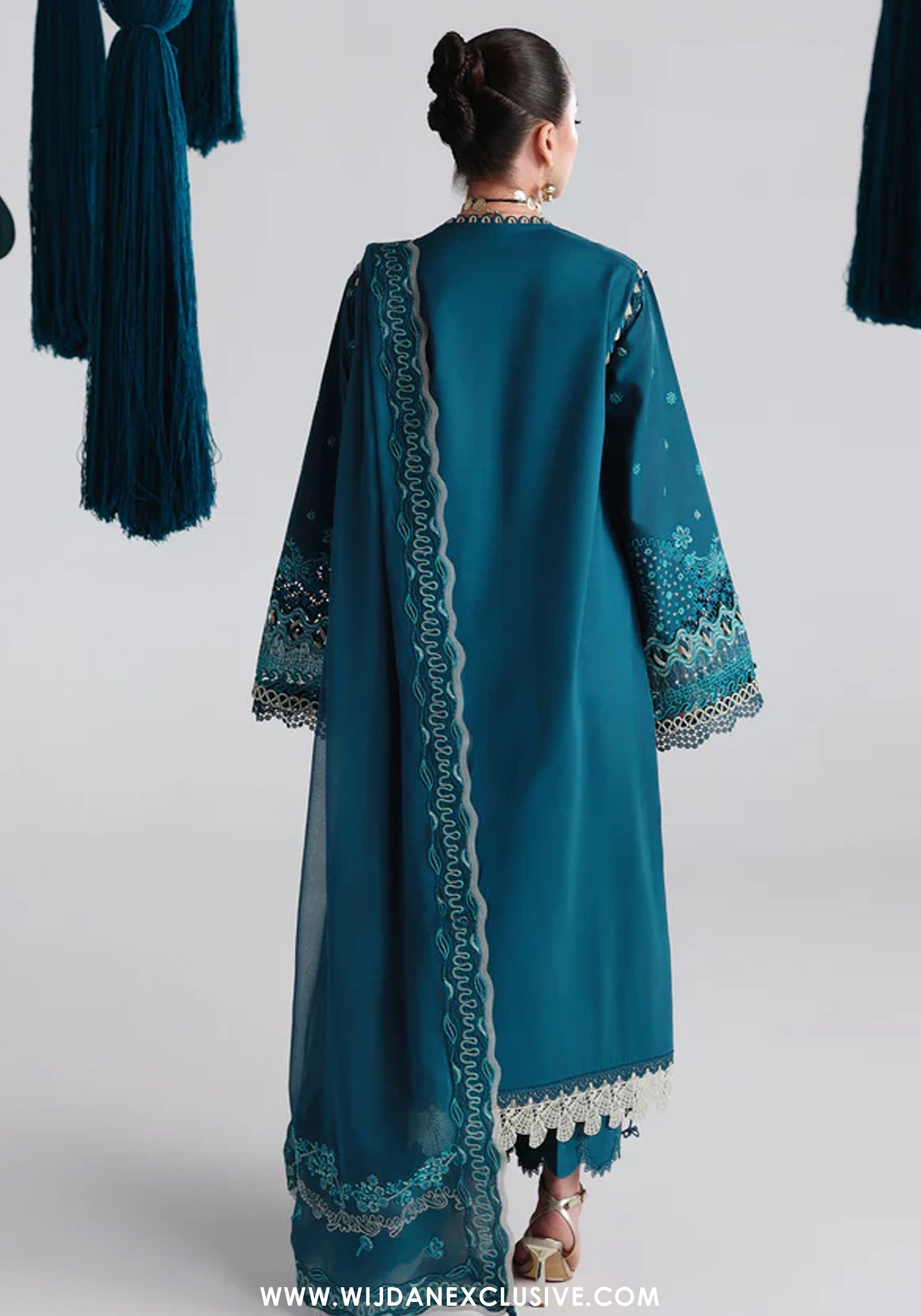 Qalamkar Unstitched Embroidered Festive Lawn Collection - 2026 (KAISA)