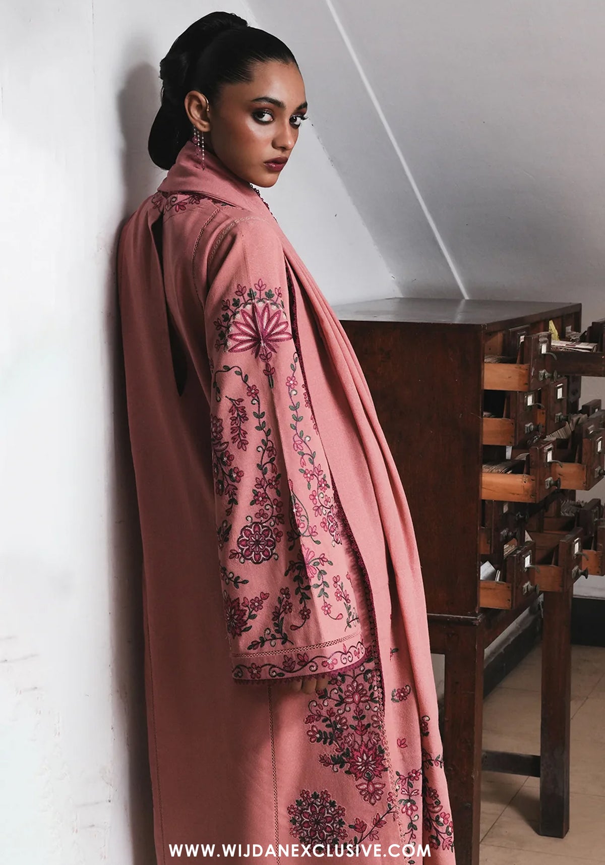 Jugnu by Hussain Rehar | Unstitched Karandi Embroidered Collection - 2026 (DAHLIA)
