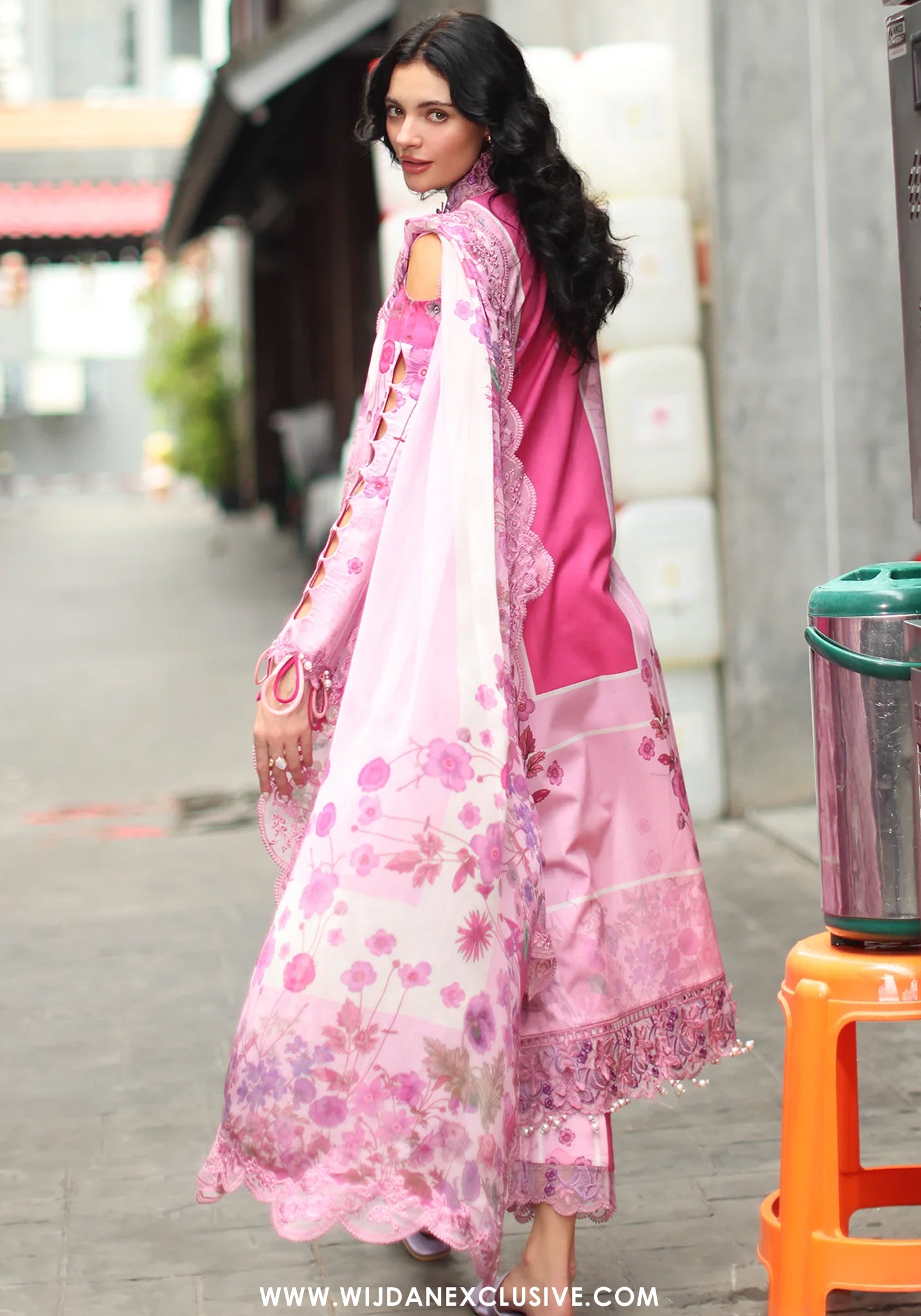 Charizma Signature Unstitched Embroidered Lawn Vol-01 Collection - 2026 (CS6-07)