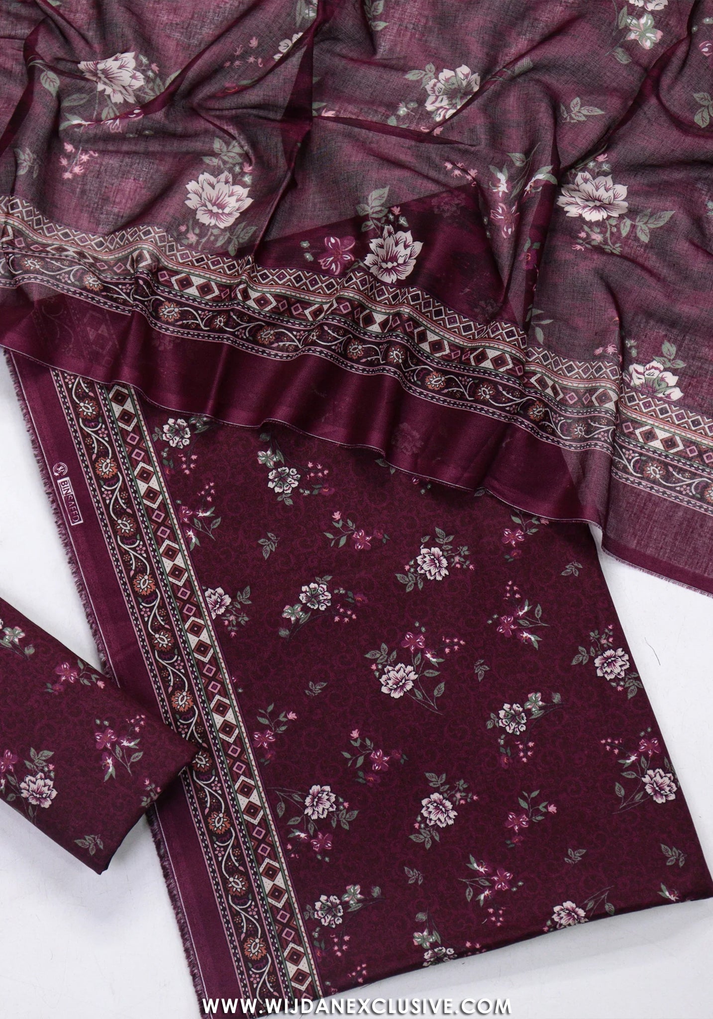 Bin Saeed Unstitched Printed Lawn Vol-III Collection - 2026 BS26UPL-007