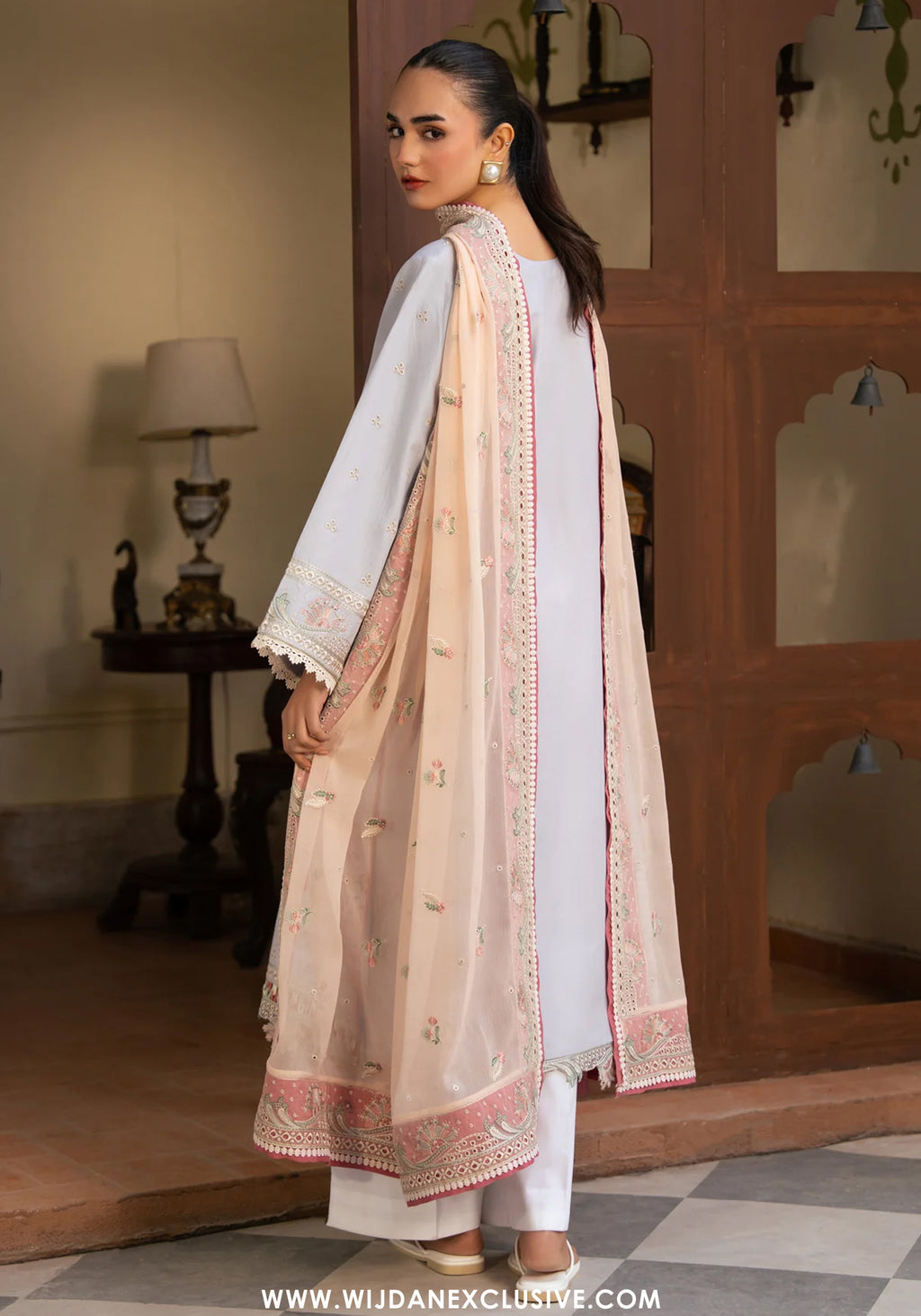 Namah by Xenia | Unstitched Embroidered Summer Lawn Collection - 2026 (ELIAN)