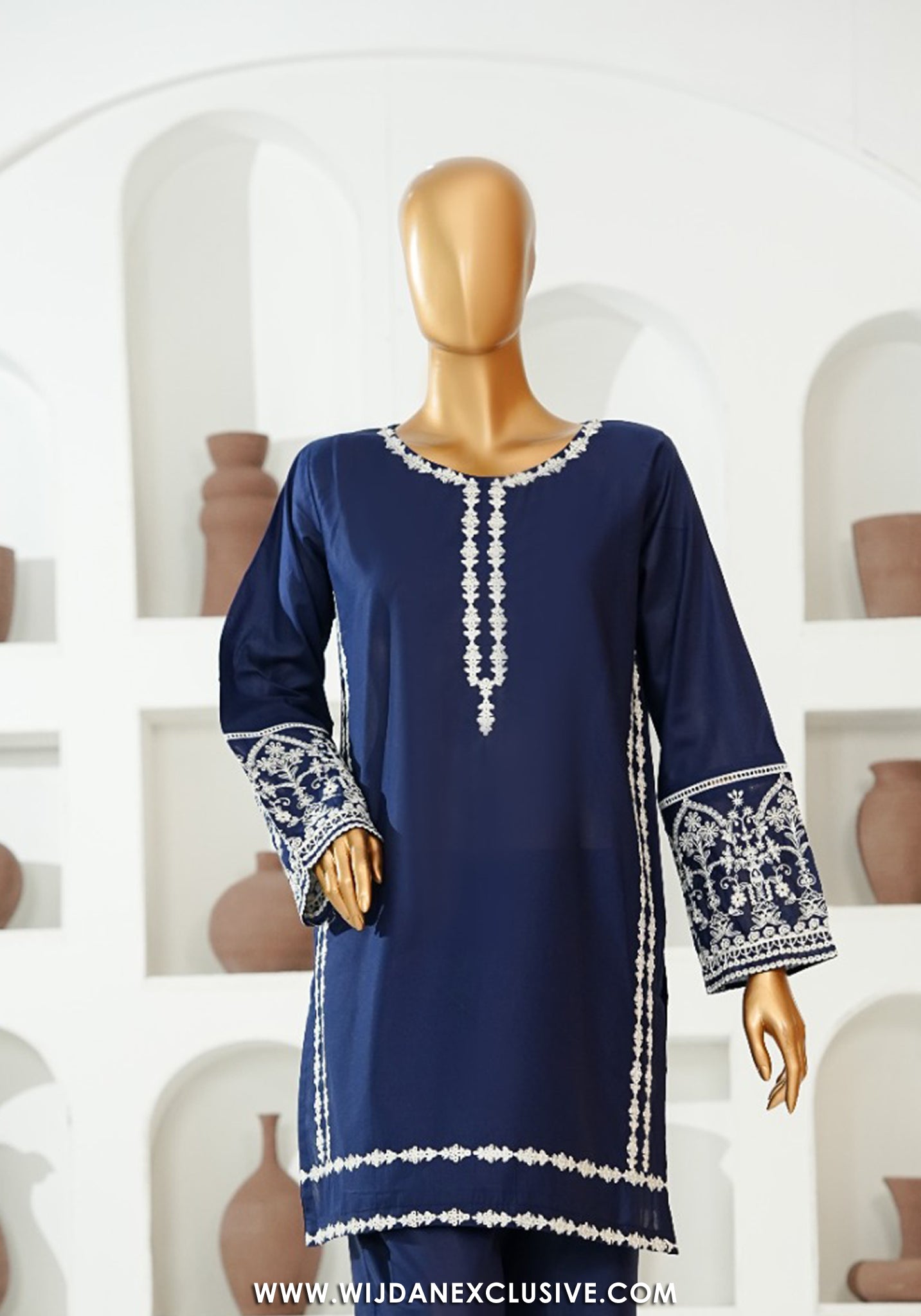 Aaramé Stitched 2PC Co-ords Cotton Embroidered Collection - 2026 (D-07)