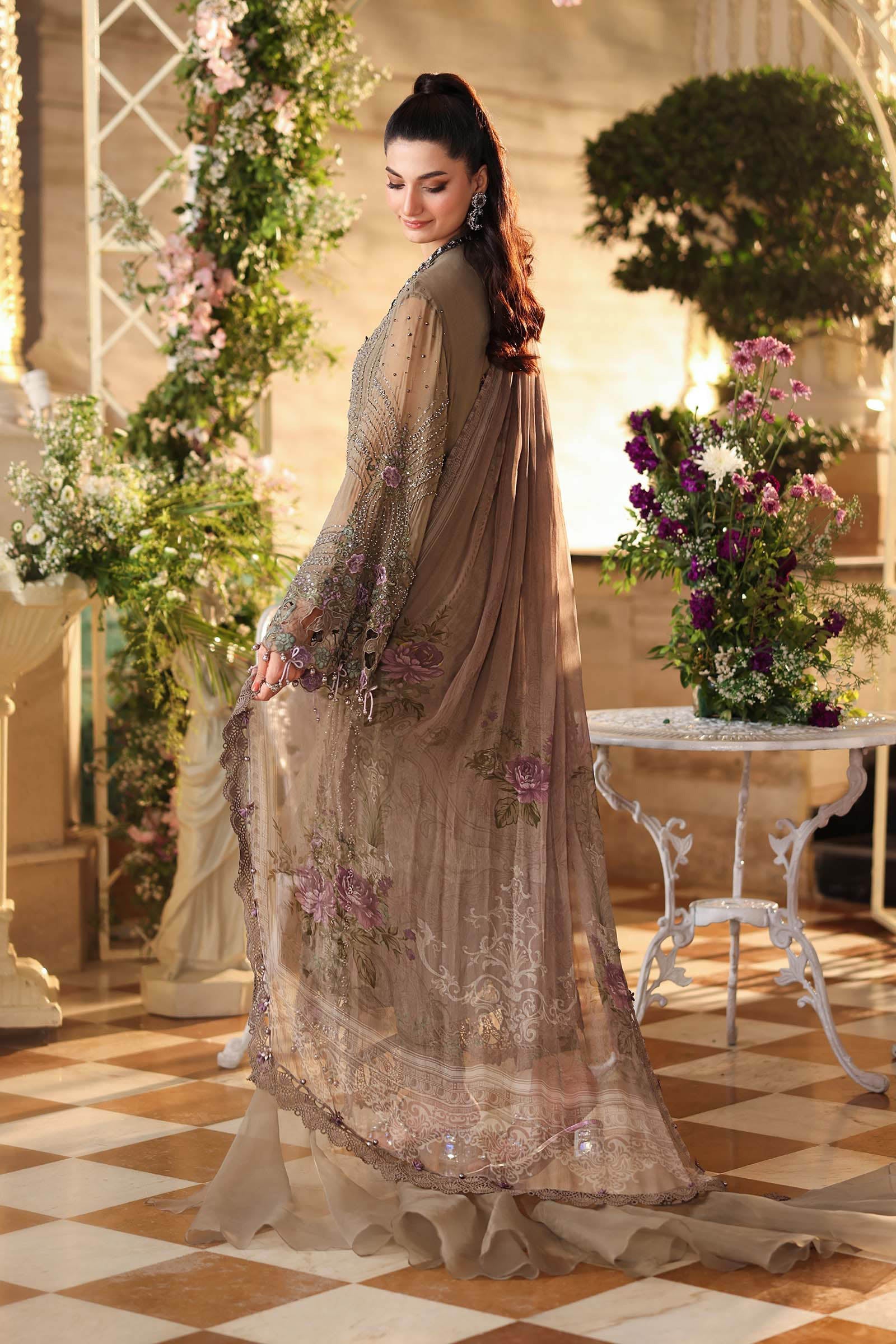 Tea Affair by Maria.B | Unstitched Formal Embroidered Chiffon Collection - 2026 (D-02)