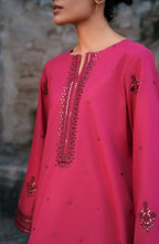 Casual Lite Her Stitched Embroidered Summer Cotton Lawn Collection - 2026 (D-07)