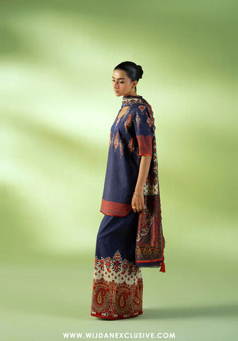 Joolie Prints Unstitched Cambric Collection - 2025 by Saira Rizwan (CLOUD NINE)